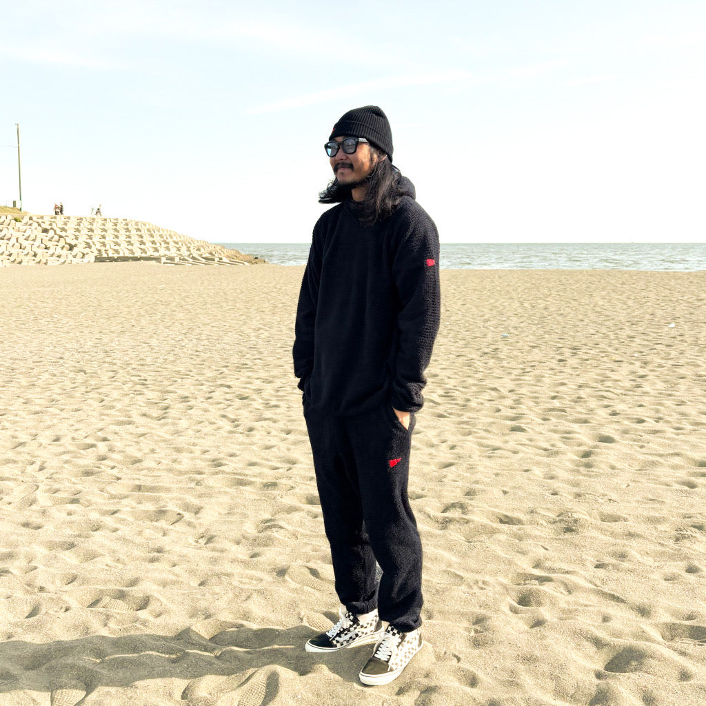 Color:Black-Polartec® Alpha Direct Hooded Fleece