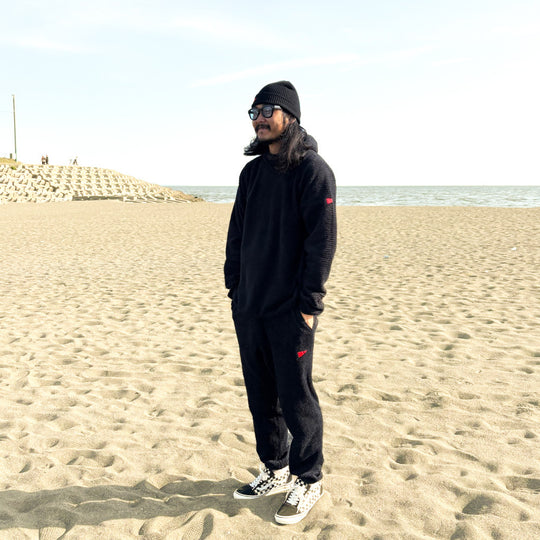 Color:Black-Polartec® Alpha Direct Hooded Fleece