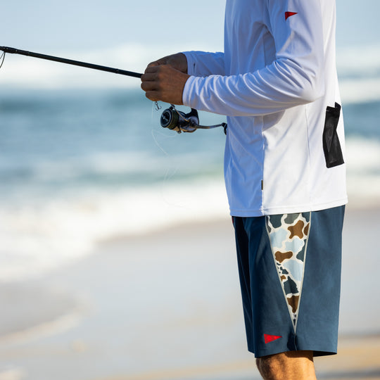 Color:White-Florence Sun Pro LS Hooded Max UPF Shirt 