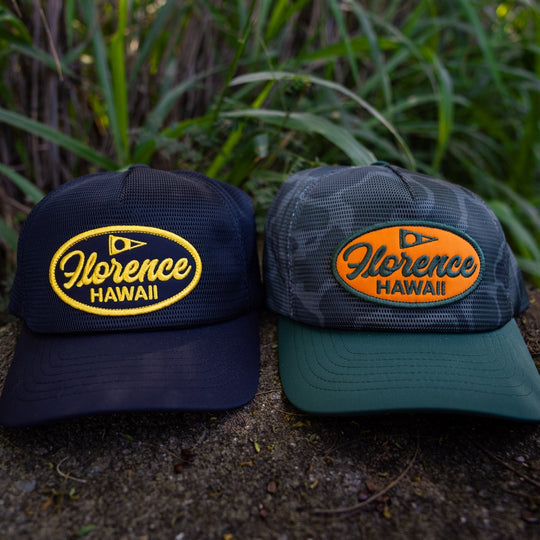 Color:Black-Hawaii Mesh Trucker 