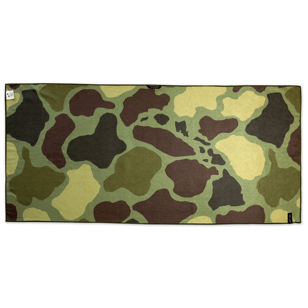 Color:Tropic Green Camo-Florence Quick Dry Performance Slowtide Towel -alt