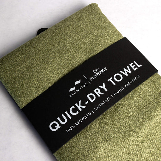 Color:Tropic Green Camo-Florence Quick Dry Performance Slowtide Towel