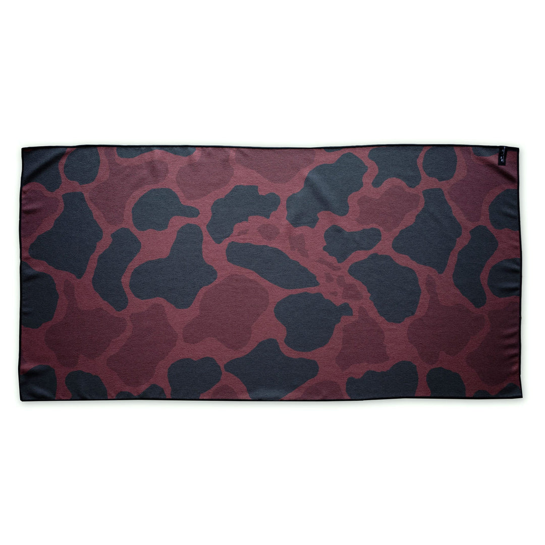 Color:Maroon Camo-Florence Aloha Nui Loa Performance Quick Dry Towel -alt