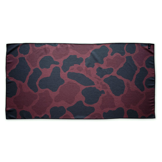 Color:Maroon Camo-Florence Aloha Nui Loa Performance Quick Dry Towel -alt