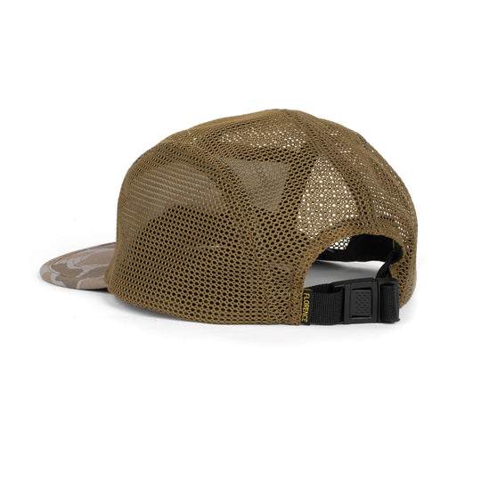 Color:Burnt Olive Camo-Florence Airtex Unstructured Hat