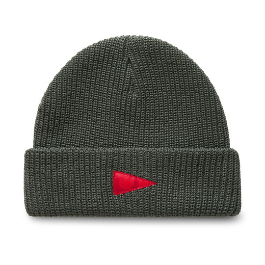 Color:Dark Sage-Florence Burgee Wool Beanie