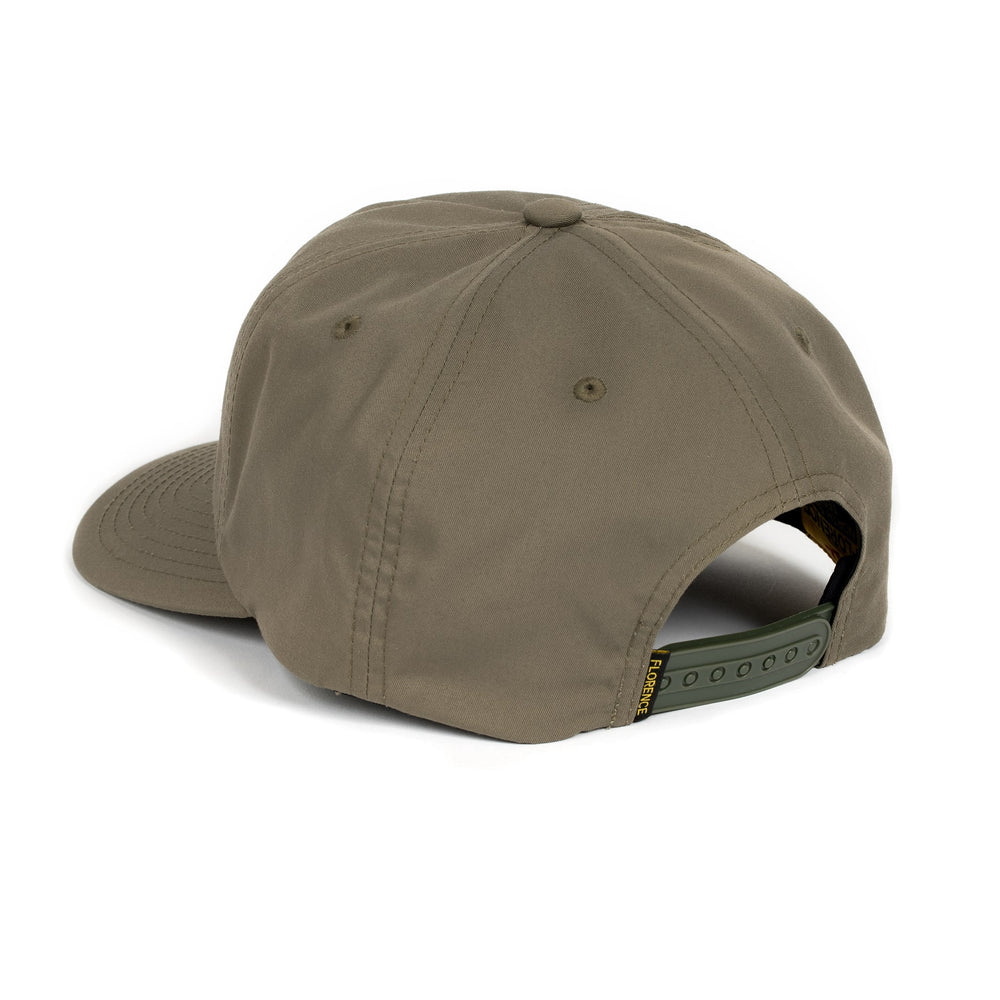 Color:Burnt Olive-Florence Logo Twill Hat -alt