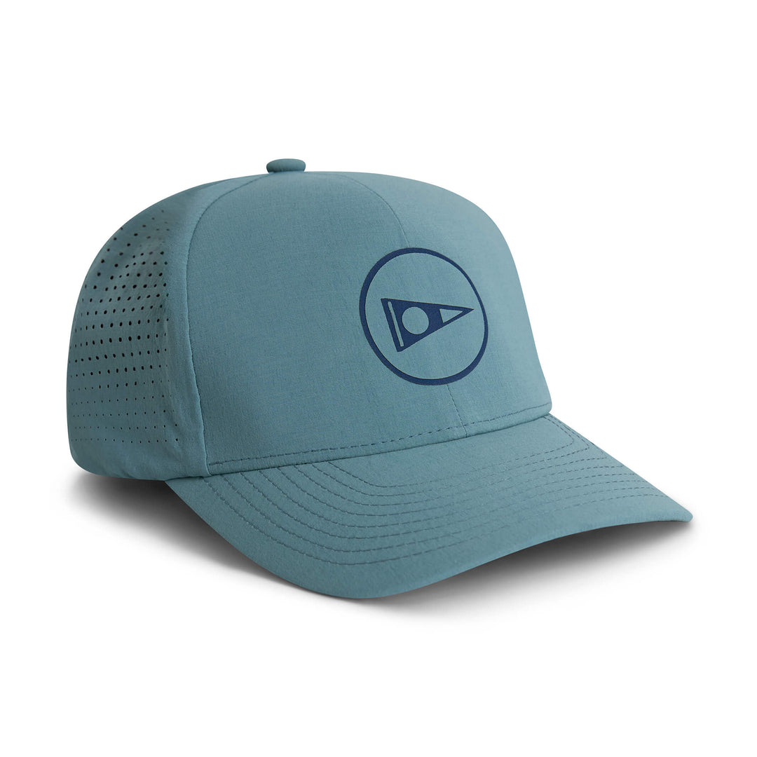 Color:Sea Blue-Cordura® Airtex Delta Trucker Hat 