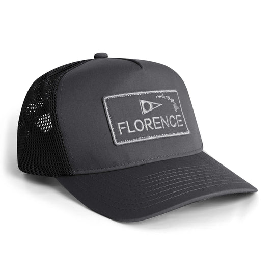 Color:Mountain-Florence Island Trucker Hat 