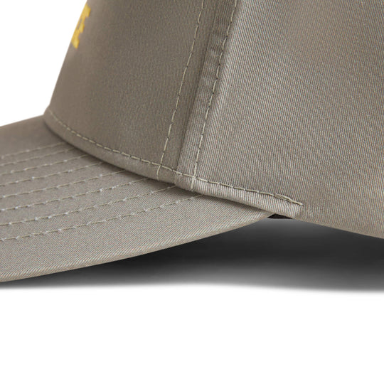 Color:Khaki-Florence Logo Twill Hat