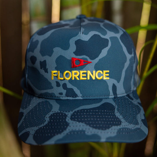 Color:Maritime Camo-Florence Logo Twill Hat