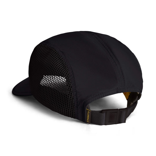 Color:Black-Florence Airtex Runner Hat 