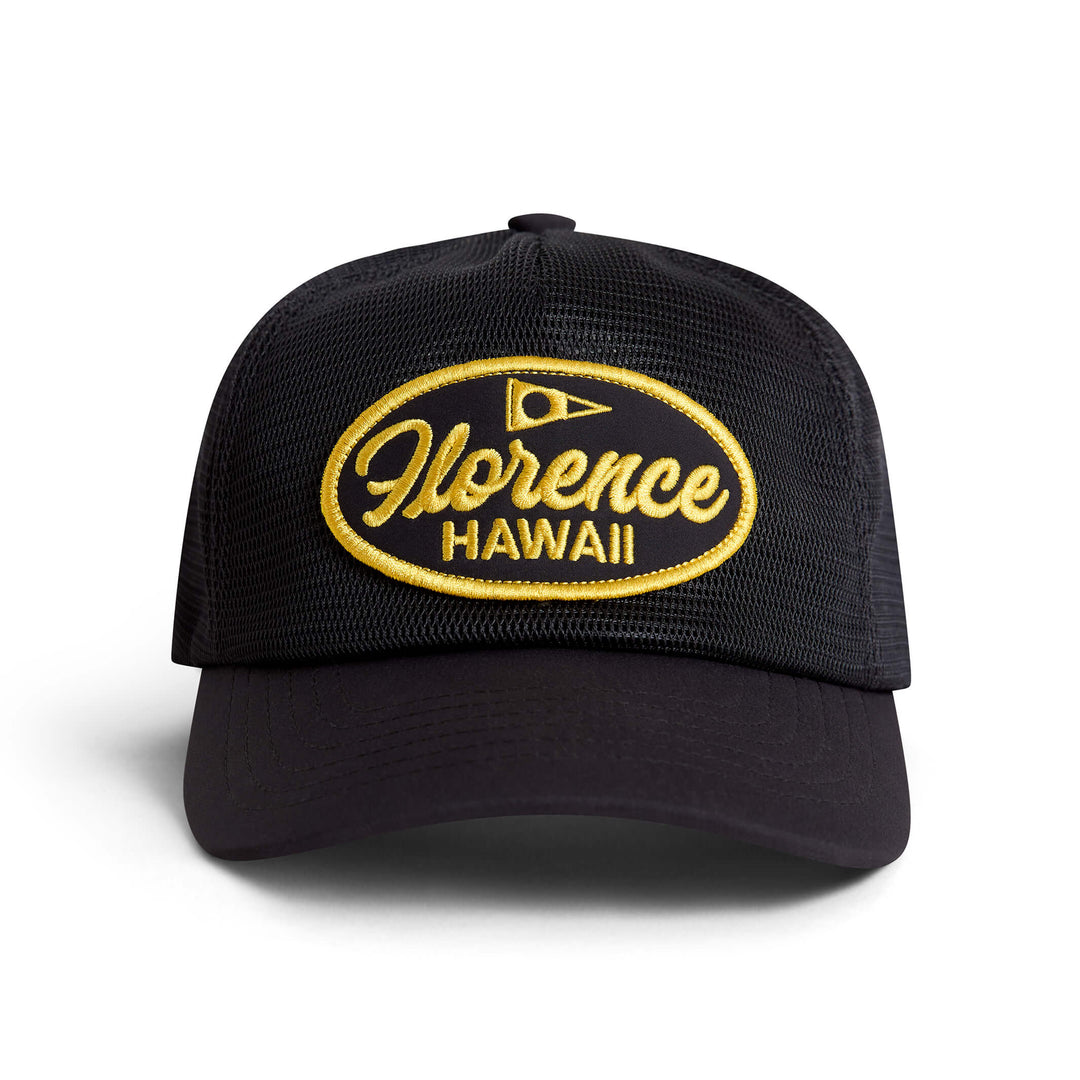 Color:Black-Hawaii Mesh Trucker 