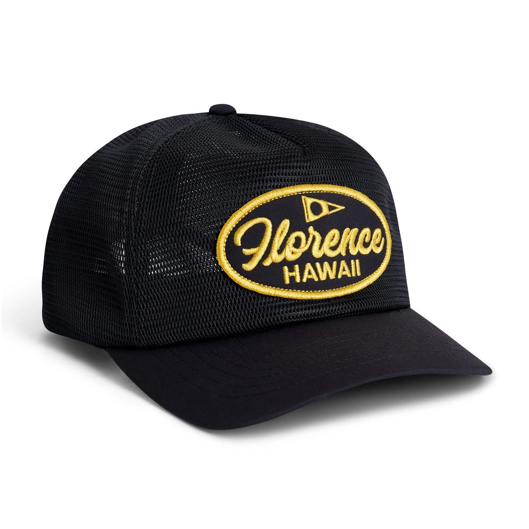 Color:Black-Hawaii Mesh Trucker 
