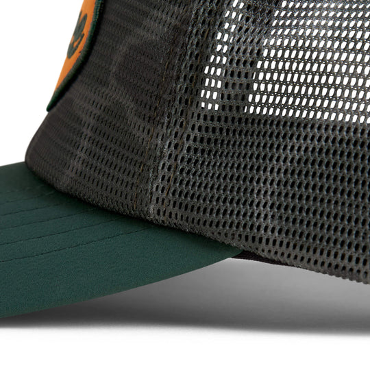 Color:Burnt Olive Camo-Hawaii Mesh Trucker