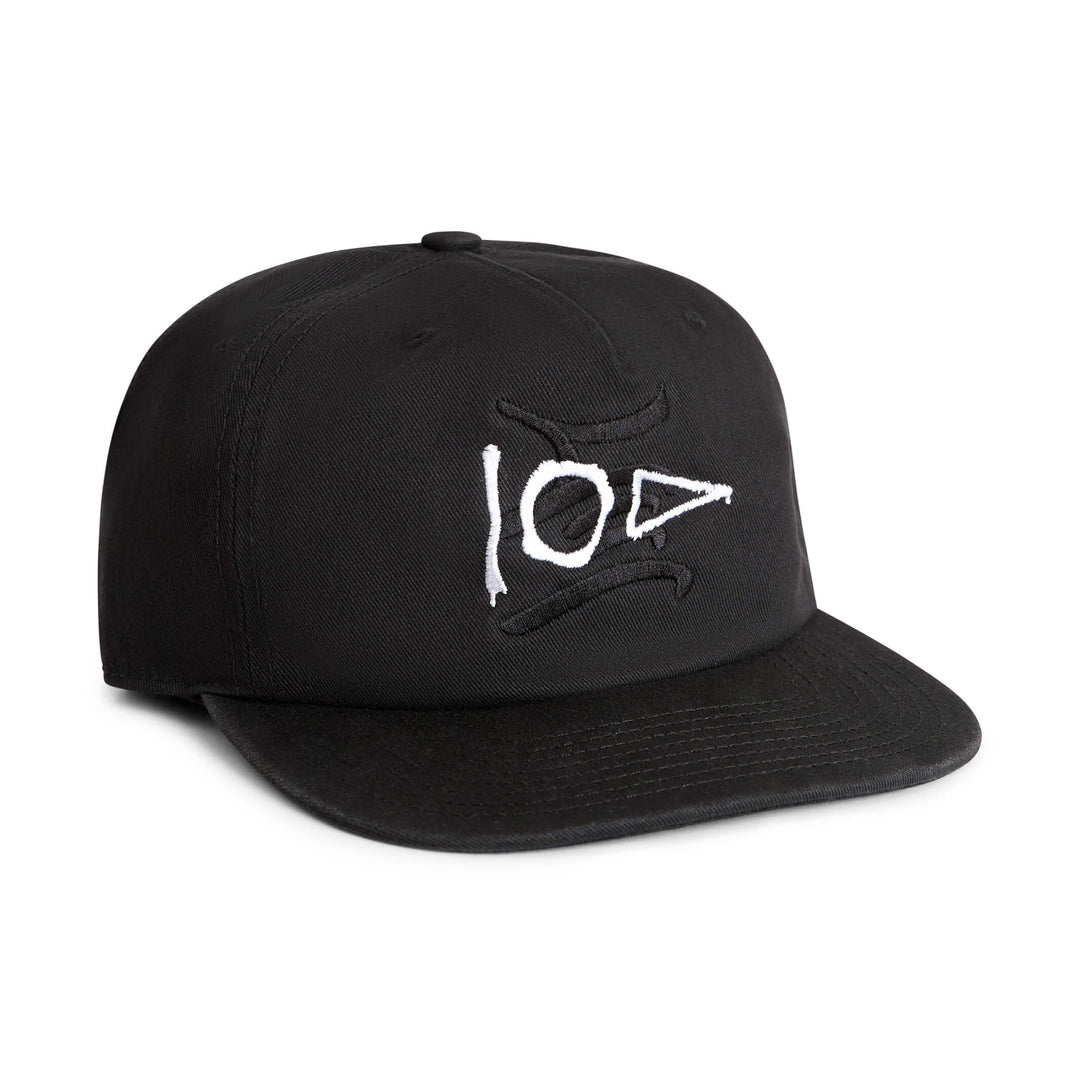 Color:Black-Florence C.R. Stecyk 5-Panel Snapback