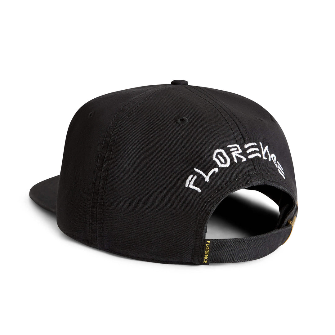 Color:Black-Florence C.R. Stecyk 5-Panel Snapback
