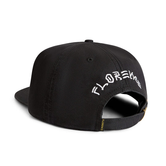 Color:Black-Florence C.R. Stecyk 5-Panel Snapback