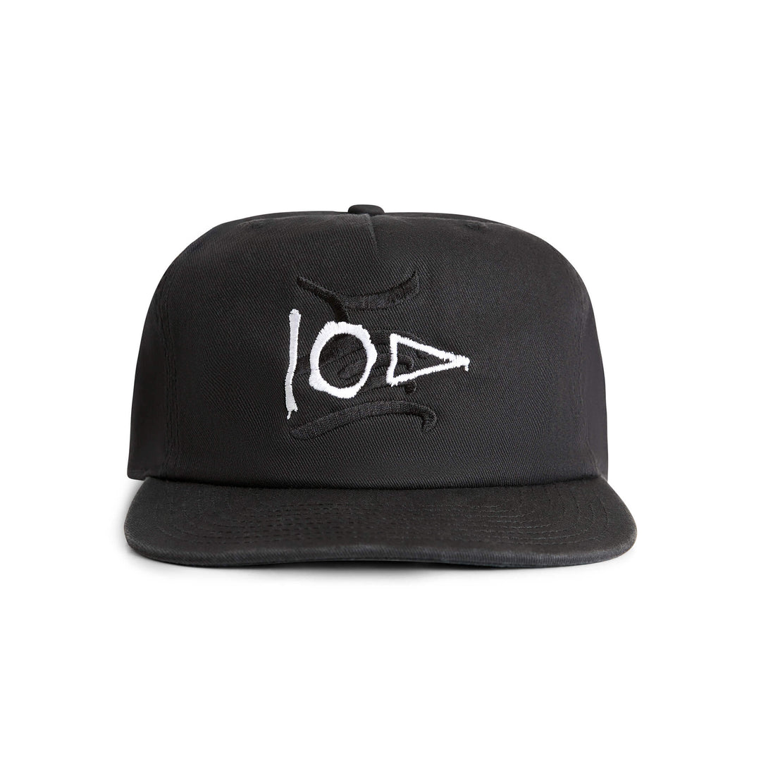 Color:Black-Florence C.R. Stecyk 5-Panel Snapback
