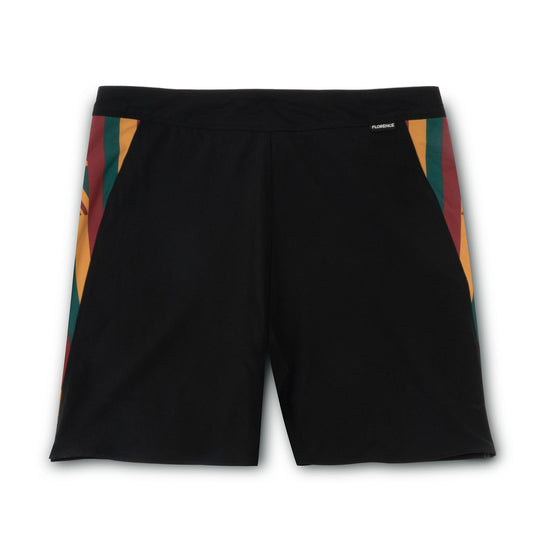 Color:Black Multi-Florence Marine X Pro Hawaii Boardshort