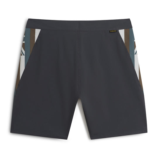 Color:Charcoal-Florence Pro Hawaii Boardshort