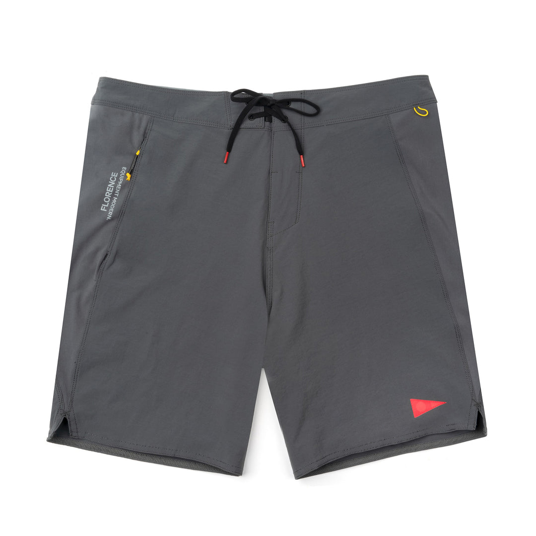 Color:Charcoal Solid-Florence Marine X Cordura Boardshort 