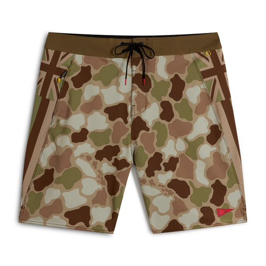 Color:Arid Tan Camo-F1 Pro Hawaii Camo Boardshor