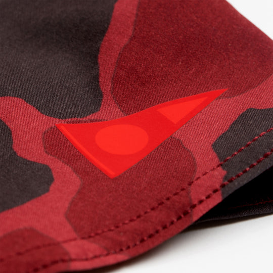 Color:Maroon-F1 Pro Hawaii Camo Boardshort