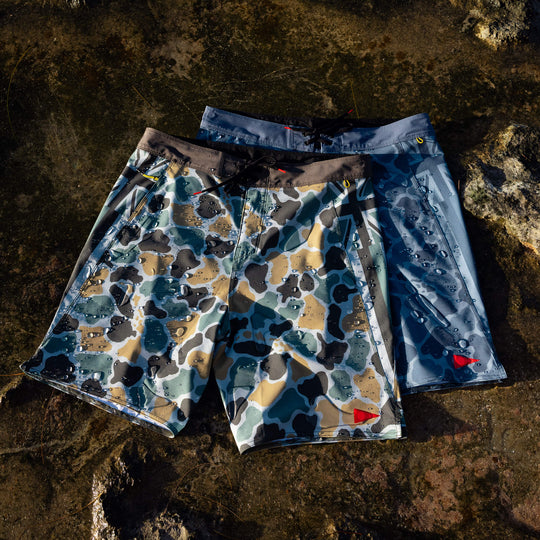 Color:Peace Camo-Florence Pro Hawaii Camo Boardshort