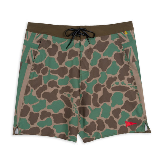 Color:Woodland Camo-F1 Pro Hawaii Camo Boardshort