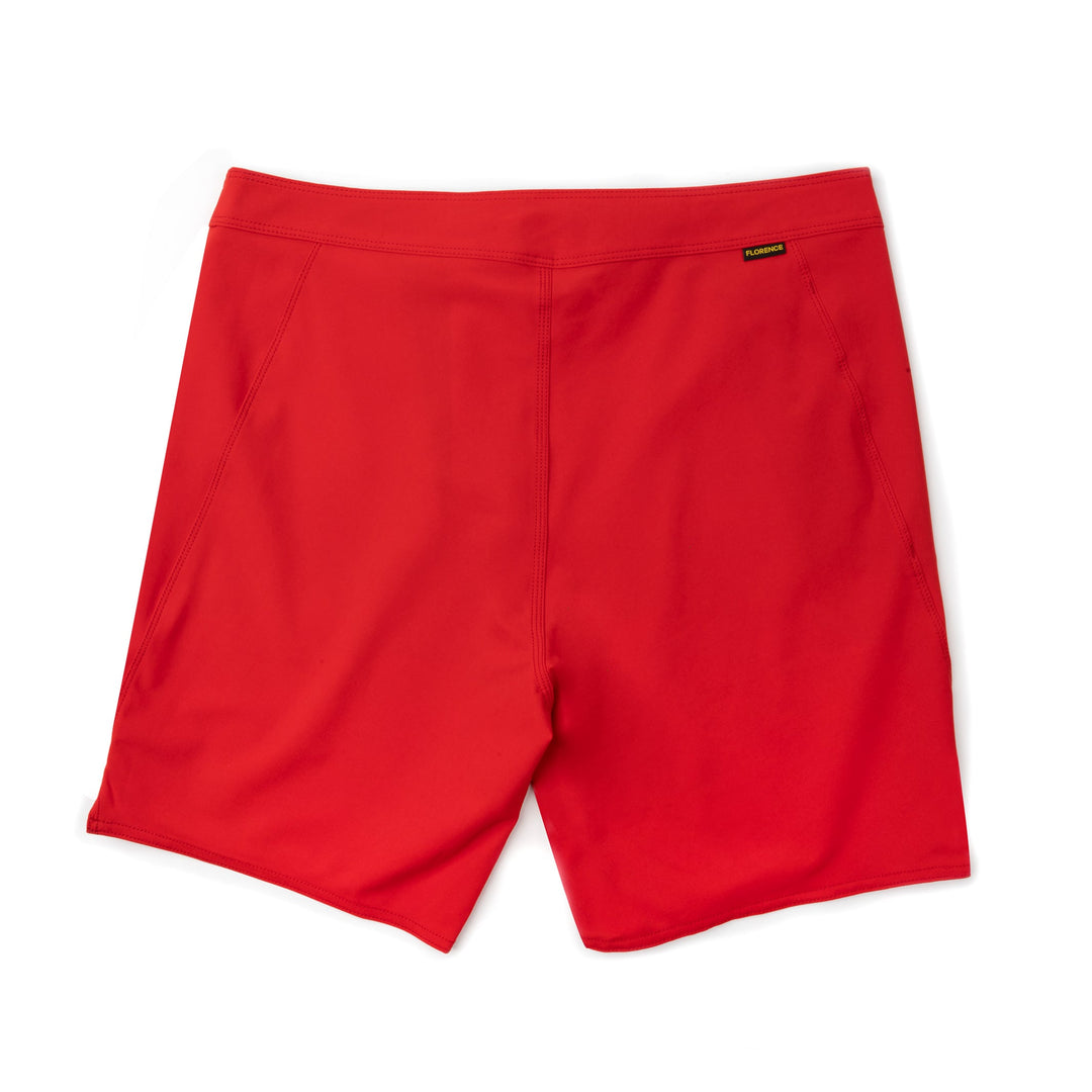 Color:Racing Red-Florence Standard Issue Boardshort -alt