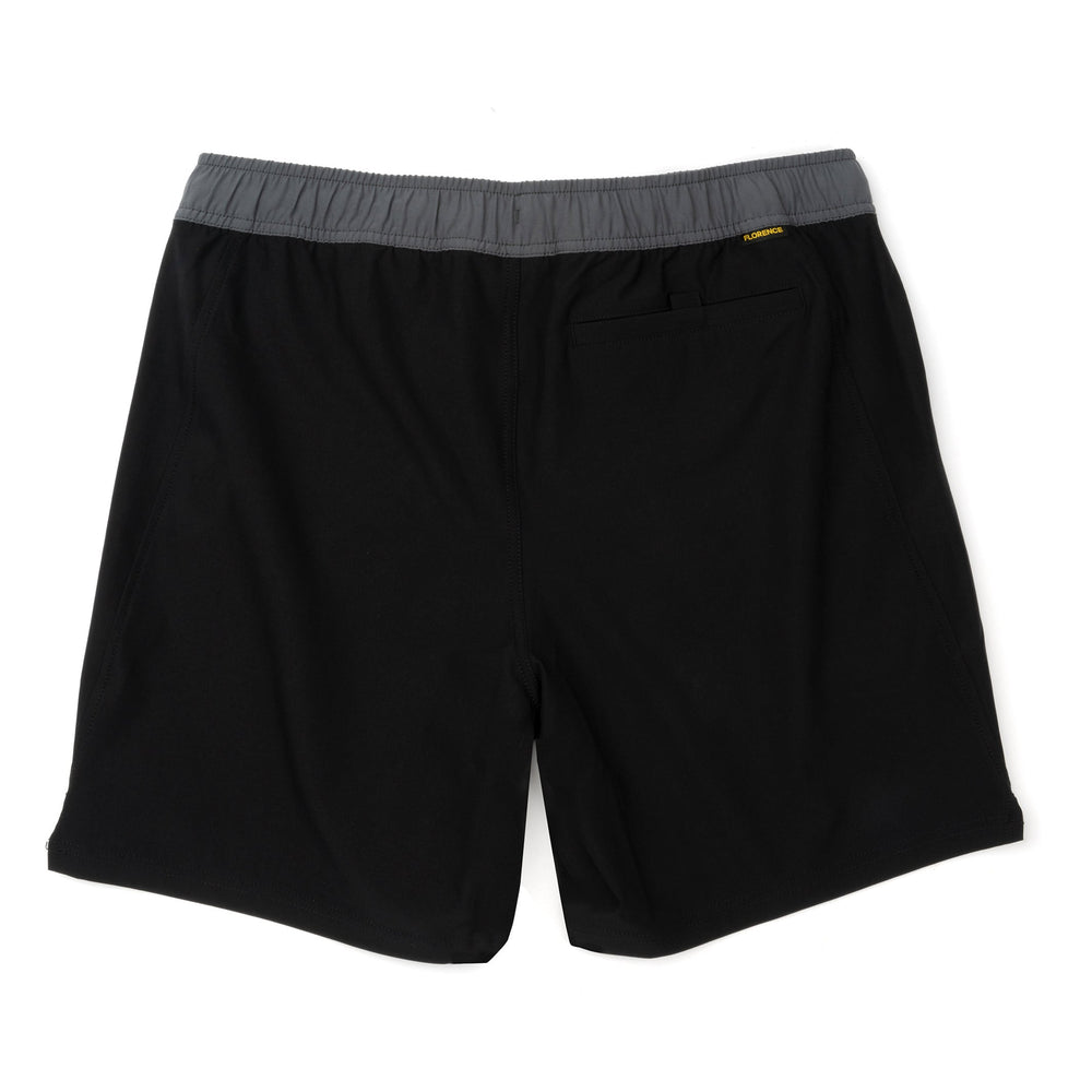 Color:Black-Florence Standard Issue Elastic Short -alt