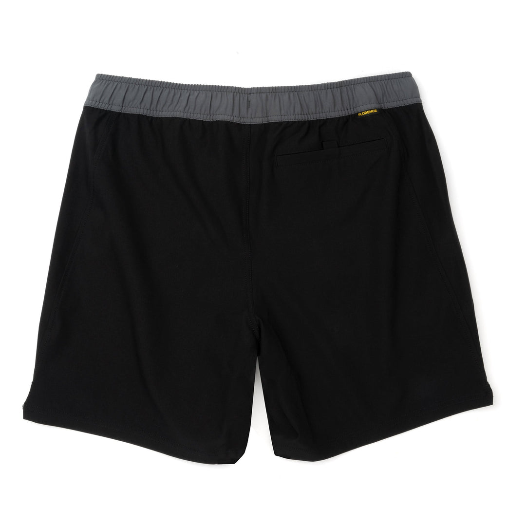 Color:Black-Florence Standard Issue Elastic Short -alt