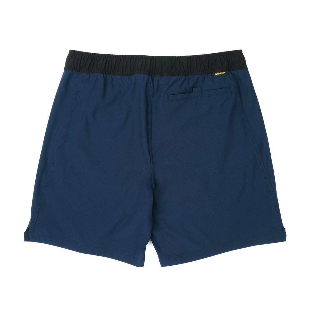 Color:Dark Navy-Florence Standard Issue Elastic Short -alt