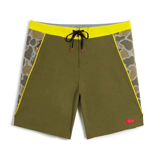 Color:Burnt Olive-Florence F1 Airtex Gamma Boardshort