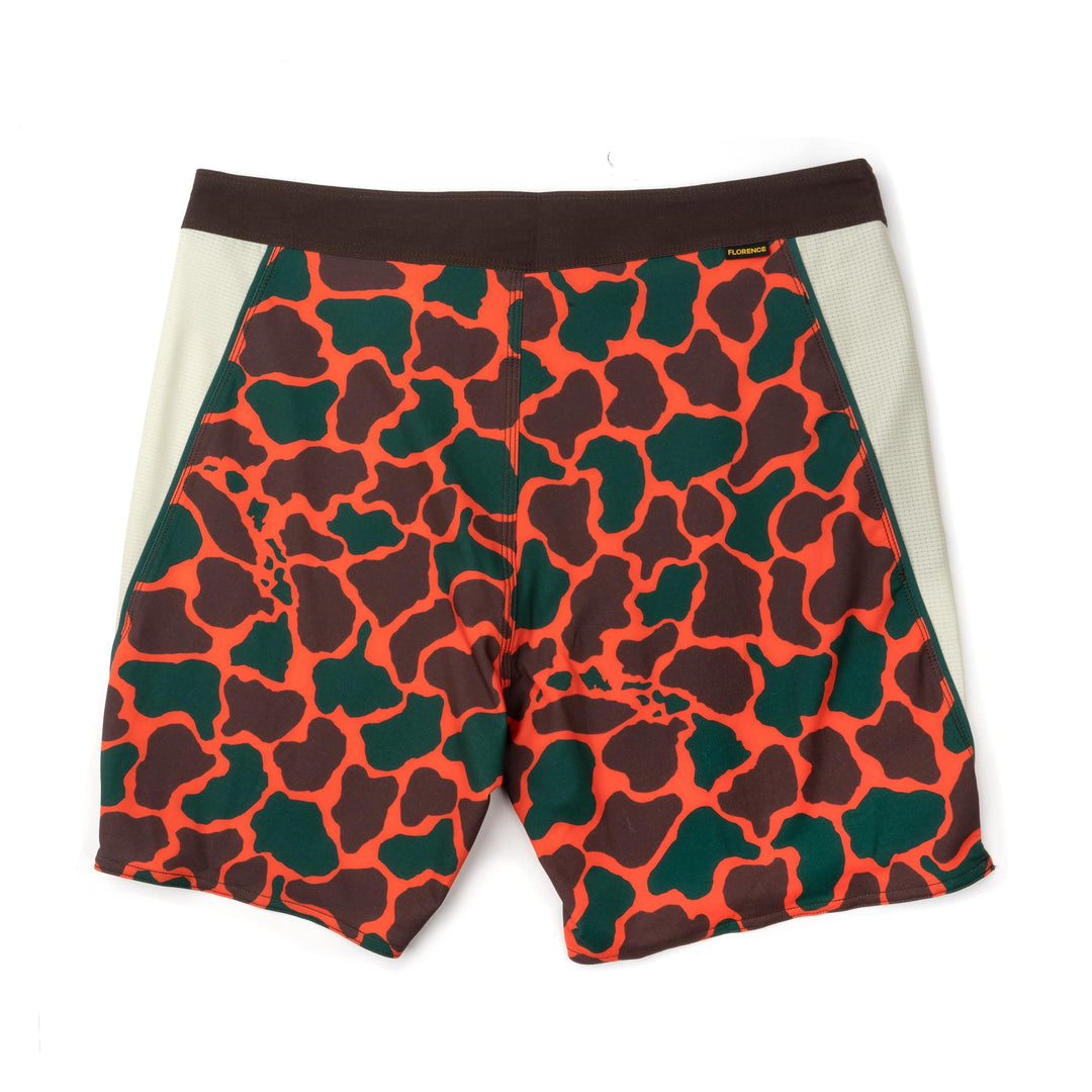 Color:Flame Camo-Florence F1 Airtex Gamma Boardshort