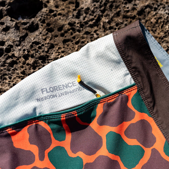 Color:Flame Camo-Florence F1 Airtex Gamma Boardshort
