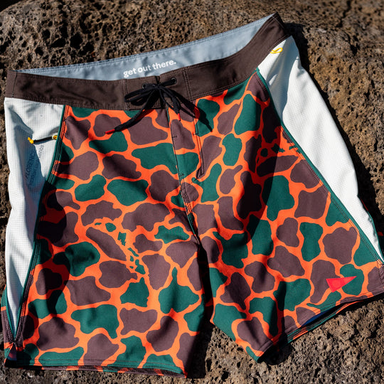 Color:Flame Camo-Florence F1 Airtex Gamma Boardshort -alt