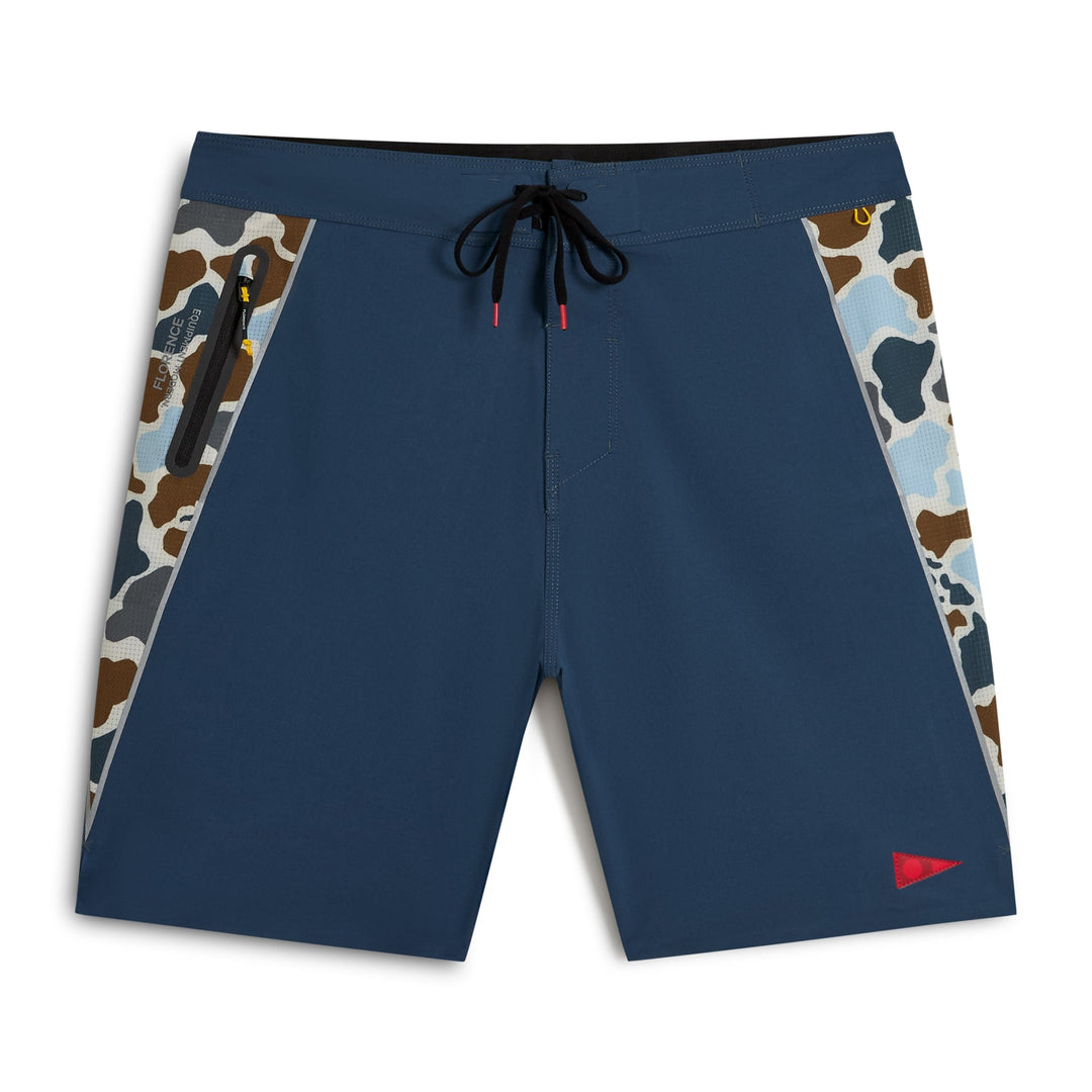 Color:Dark Blue-Florence F1 Zero Airtex Boardshort