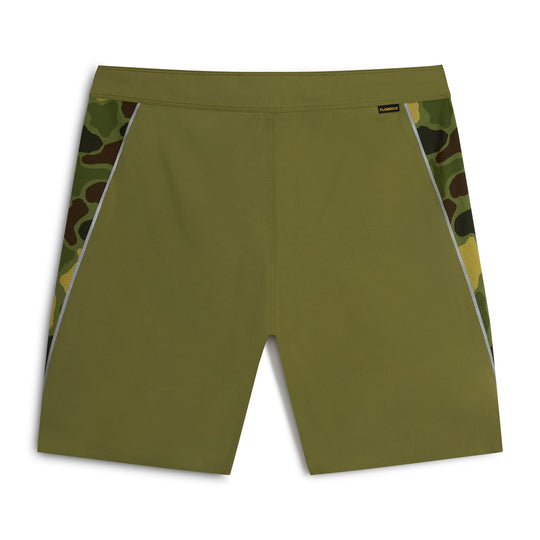 Color:Tropic Green-Florence F1 Zero Airtex Boardshort