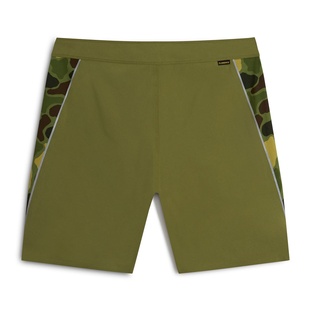 Color:Tropic Green-Florence F1 Zero Airtex Boardshort -alt