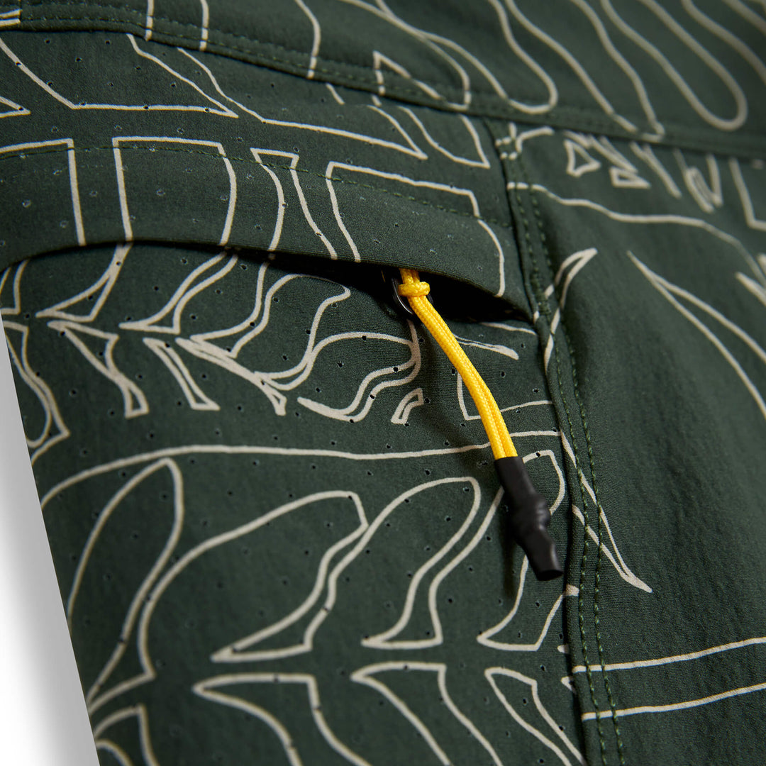 Color:Sycamore Sig-Florence Cordura® Airtex Boardshort -alt