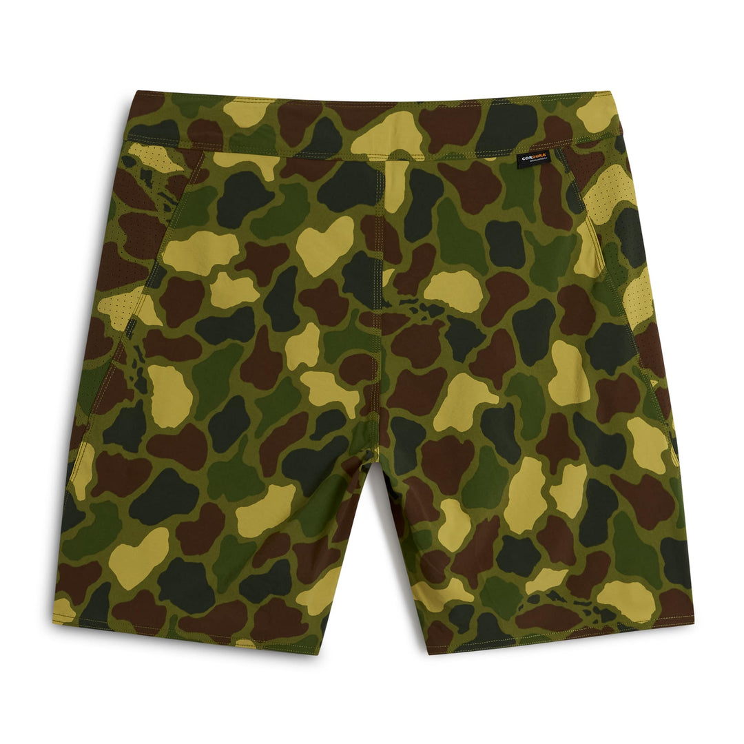 Color:Tropic Green Camo-Florence Cordura® Airtex Boardshort -alt