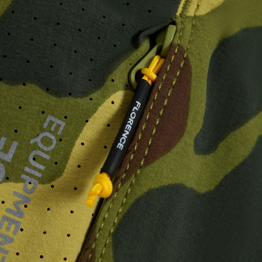 Color:Tropic Green Camo-Florence Cordura® Airtex Boardshort