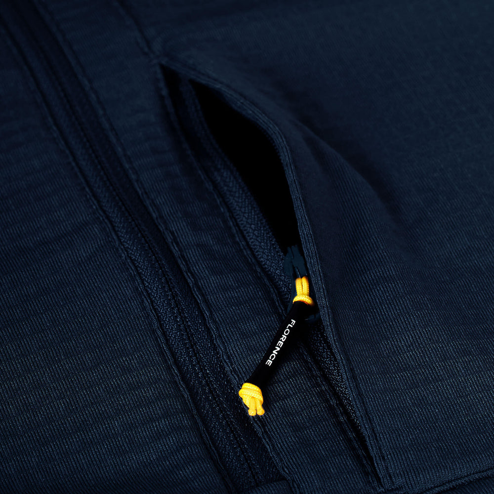 Color:Navy-Florence Off Grid Fleece Half Zip -alt