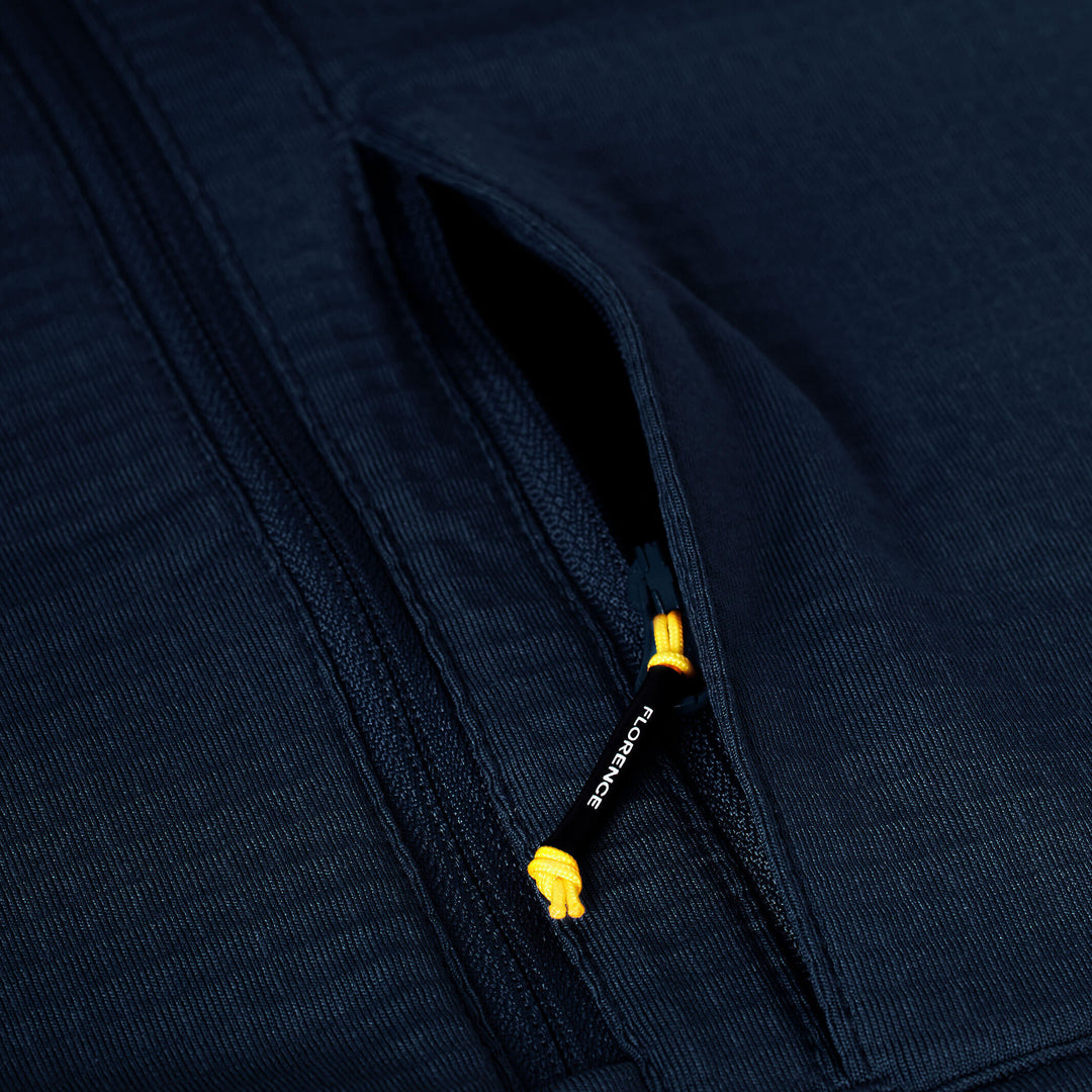 Color:Navy-Florence Off Grid Fleece Half Zip -alt