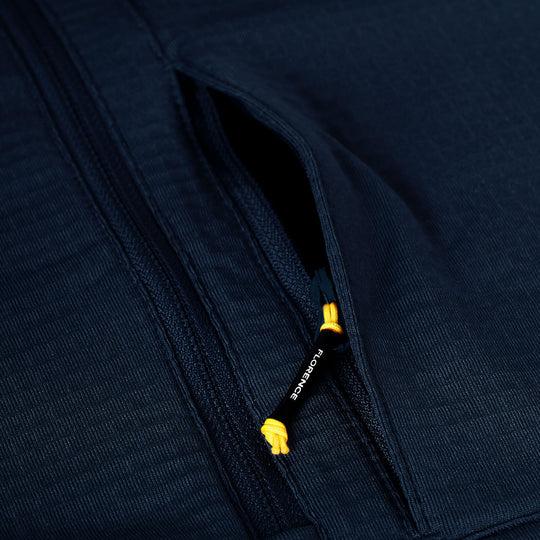 Color:Navy-Florence Off Grid Fleece Half Zip -alt