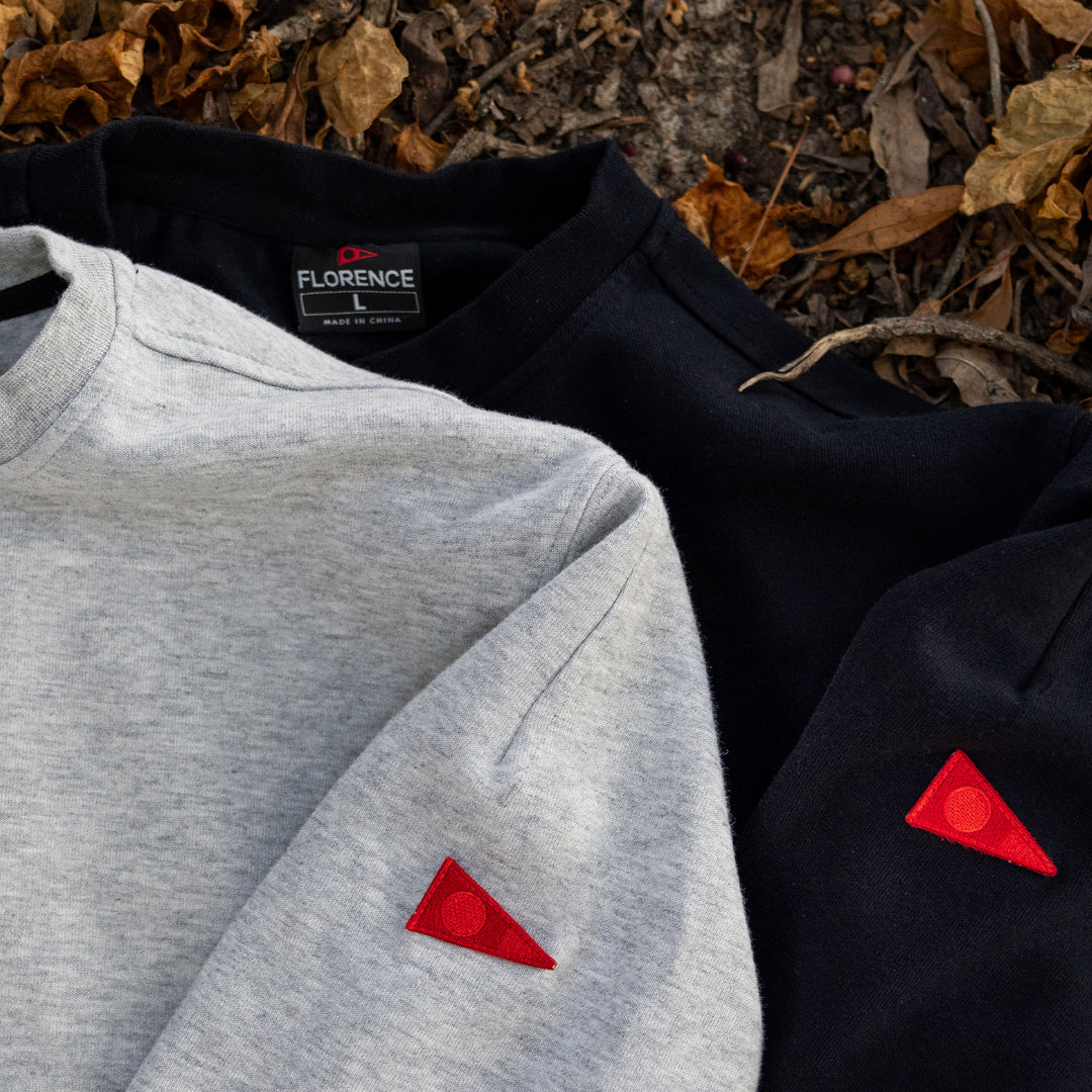 Color:Light Heather Grey-Florence Space Fleece Crew 