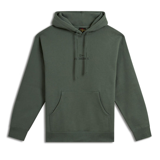 Color:Dark Sage-Florence Embroidered Hoodie