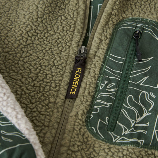 Color:OD Green-Florence x Sig Zane Koa Polartec® High Pile Utility Fleece